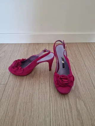 Zapatos Gino Vaello Fucsia Talla 38