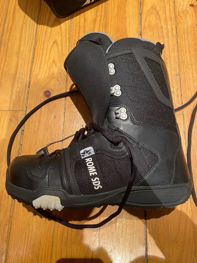Botas Snowboard Rome SDS Negras + Bolsa transporte