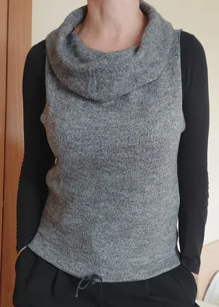 Jersey gris sin mangas