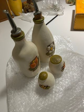 Set Acetiera Oliera Saliera Pepiera Thun