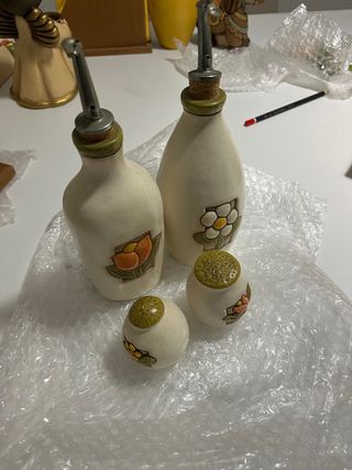 Set Acetiera Oliera Saliera Pepiera Thun