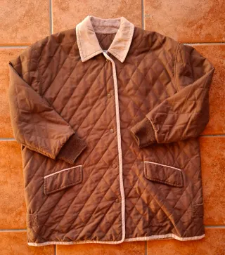 Parka acolchada mujer marrón