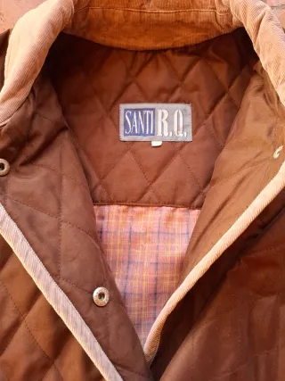 Parka acolchada mujer marrón