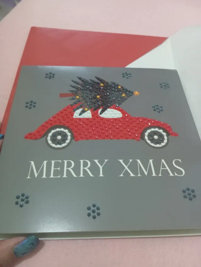 Biglietti Auguri Diamond Painting Natale