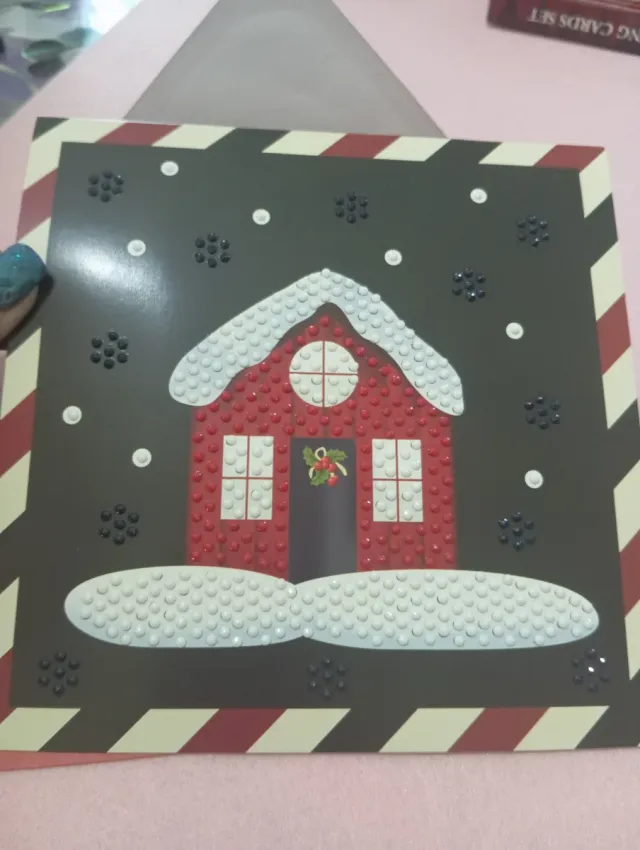 Biglietti Auguri Diamond Painting Natale