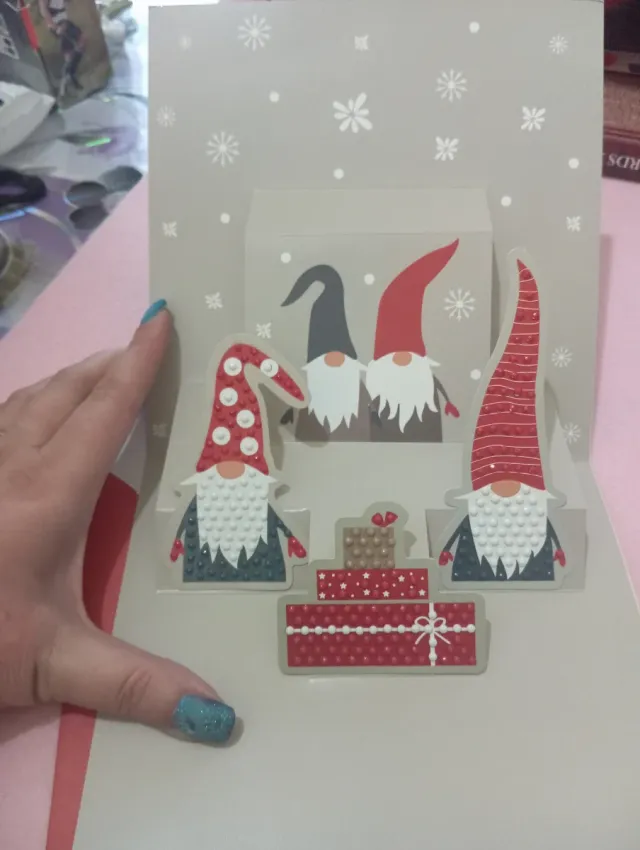 Biglietti Auguri Diamond Painting Natale