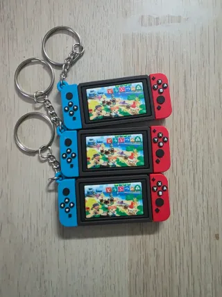 Llaveros PS1, Switch y Mario Bross