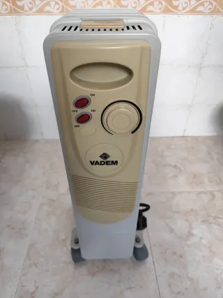 Radiador Eléctrico Vadem 2 Intensidades, ligero