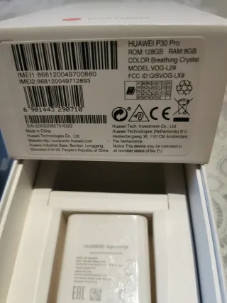 Huawei P30 Pro 128GB Blu + Vetro LCD