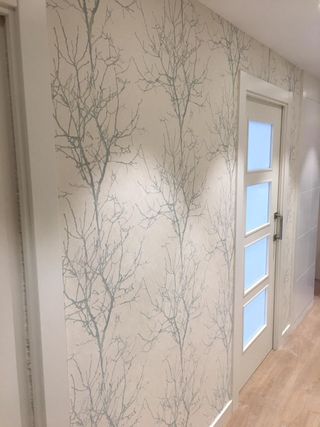 Instalación de papel pintado