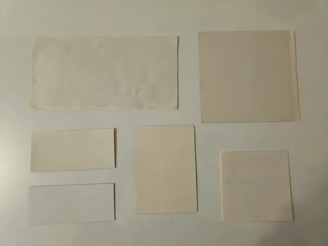 Lotto 6 adesivi vintage band musicali