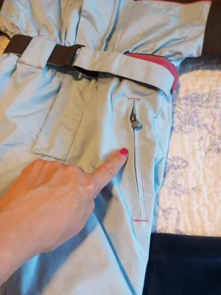 Mono de nieve infantil azul y gris Talla 4