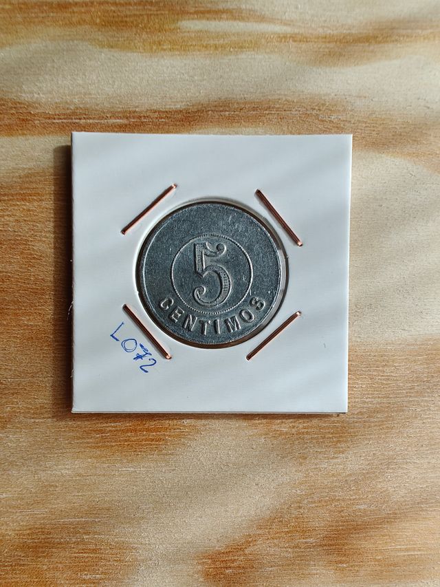 Moneda 5 céntimos Cocina Económica