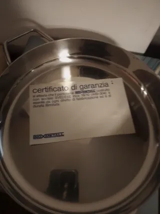 Tegame Inoxmetal cm 24 made in Italy