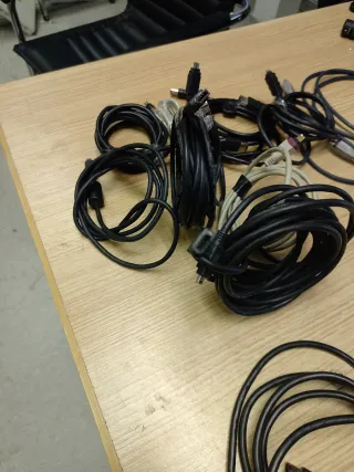 Lote 10  Cables Ordenador. Todos misma conexion