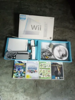 Consola Nintendo Wii Blanca + Juegos