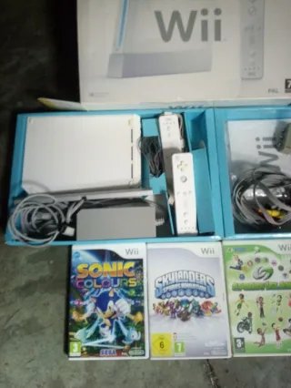 Consola Nintendo Wii Blanca + Juegos