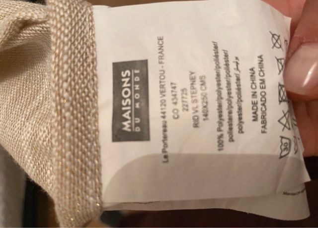 Tenda Pannello Singola Beige Oro