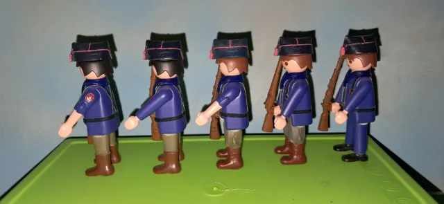 Playmobil lotto di 5 soldati personalizzati