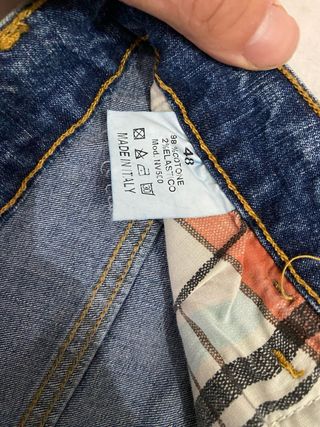 Jeans Uomo Taglia 48 Blu