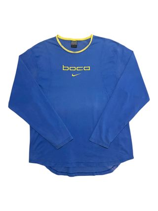 Camiseta Boca Juniors 2001 Manga Larga Talla L