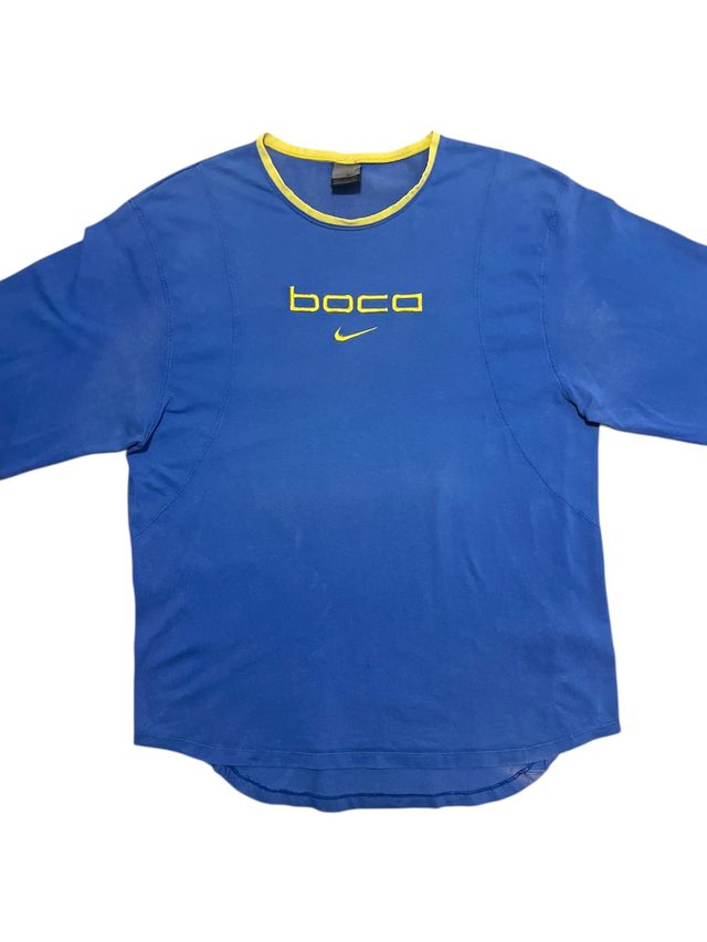 Camiseta Boca Juniors 2001 Manga Larga Talla L