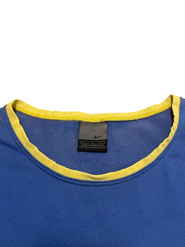 Camiseta Boca Juniors 2001 Manga Larga Talla L