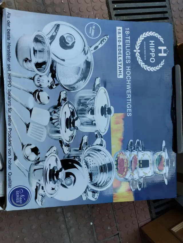 Jogo de Panelas Alemãs 18 peças. 125 €