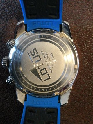 Reloj Lotus Cronógrafo Azul y Negro