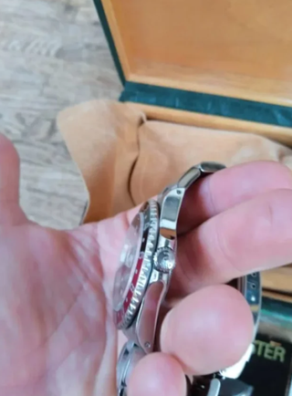 Rolex GMT Master II "Coke"16710 Full Set.