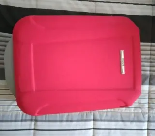 Maleta de fin de semana roja