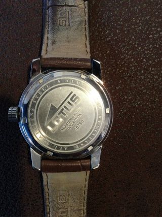 Reloj Lotus Caja Negra Correa Marrón