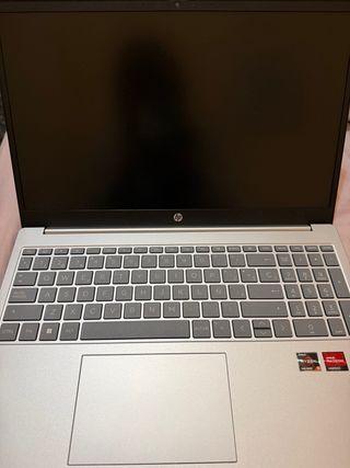 Ordenador Portátil HP 15-gris/plateado