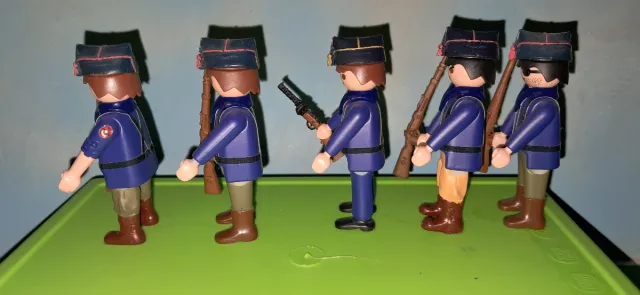 Playmobil lotto di 5 soldati personalizzati