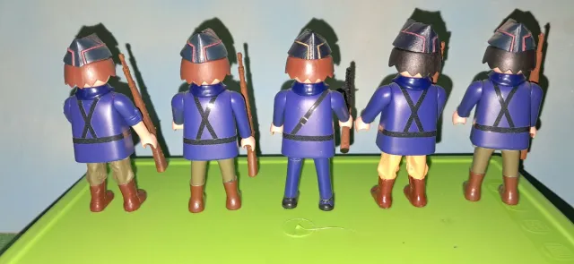 Playmobil lotto di 5 soldati personalizzati