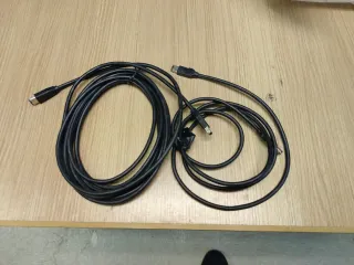 Cable USB Macho-Macho Negro