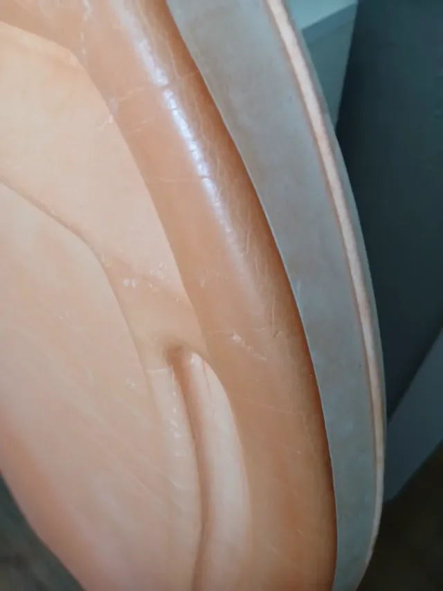 Tabla de playa o piscina naranja