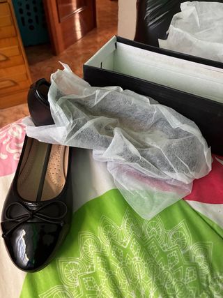 Manoletinas negras sin estrenar Talla [Talla]