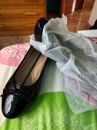 Manoletinas negras sin estrenar Talla [Talla]