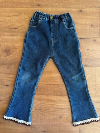 Vaqueros forrados invierno niña