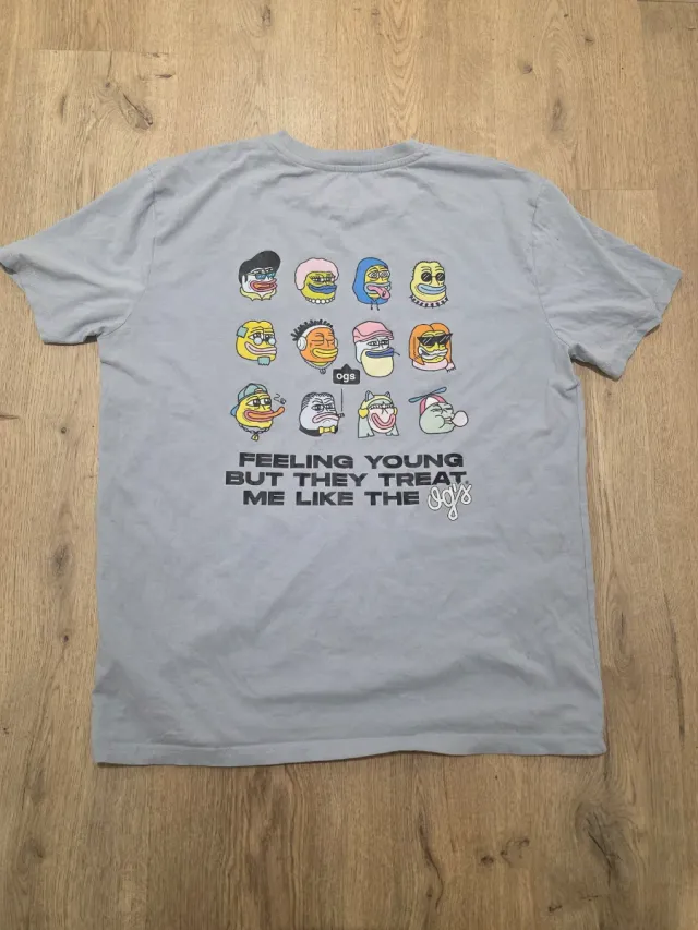 Camiseta Og's Azul Claro Peepo Illojuan XL