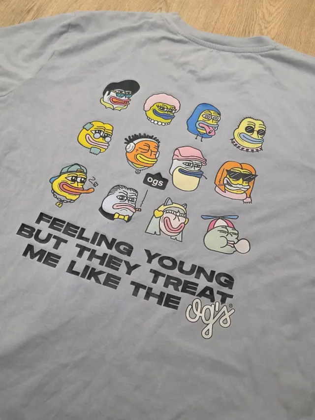 Camiseta Og's Azul Claro Peepo Illojuan XL