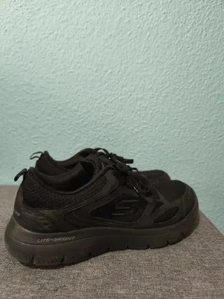 Zapatillas Skechers Negras Talla 41 Unisex