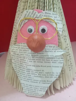 Babbo Natale decorazione libro