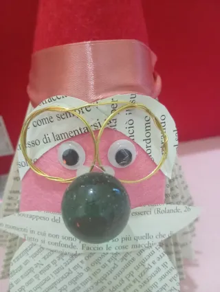 Babbo Natale decorazione libro