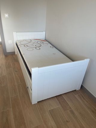 Dormitorio juvenil completo blanco