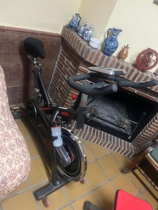 conjunto bici spinning,vibratoria banco Abdominal