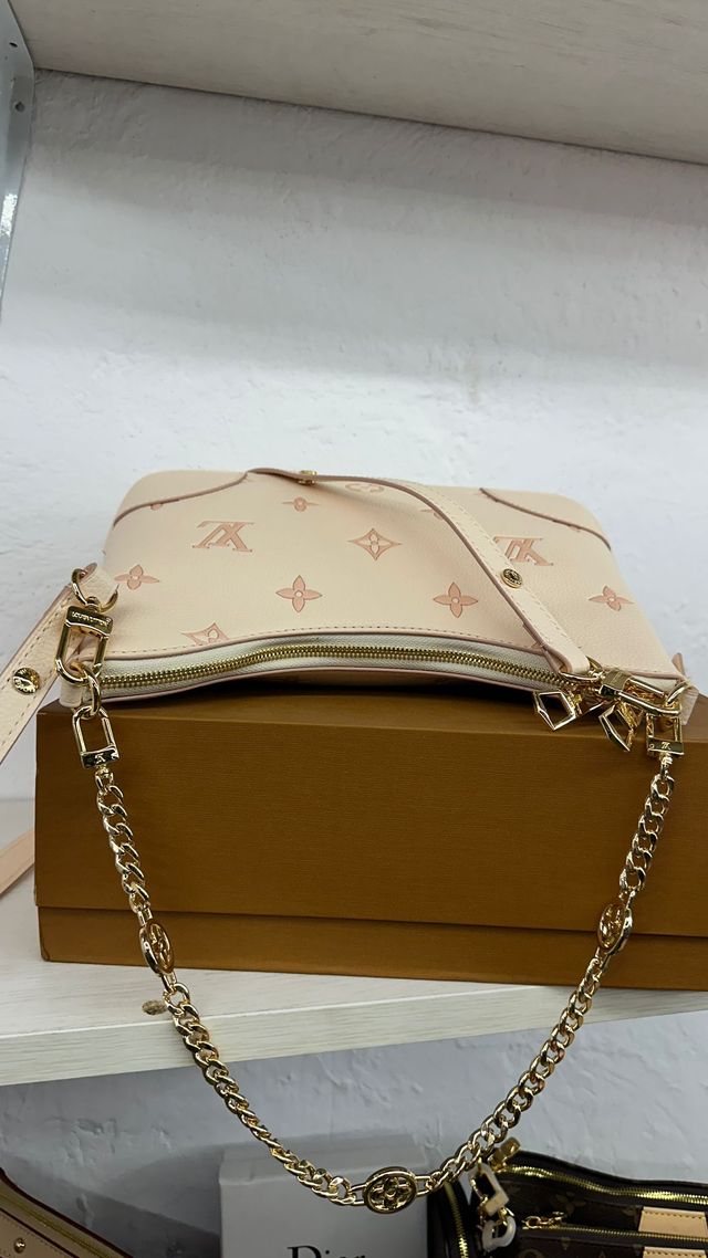 Bolso Louis Vuitton Beige y Rosa