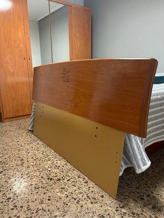 Cabecero cama 150 + mesitas de noche + sinfonier