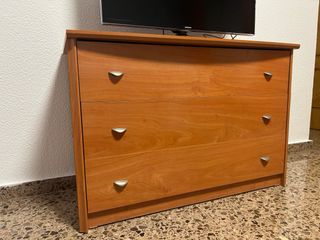 Cabecero cama 150 + mesitas de noche + sinfonier